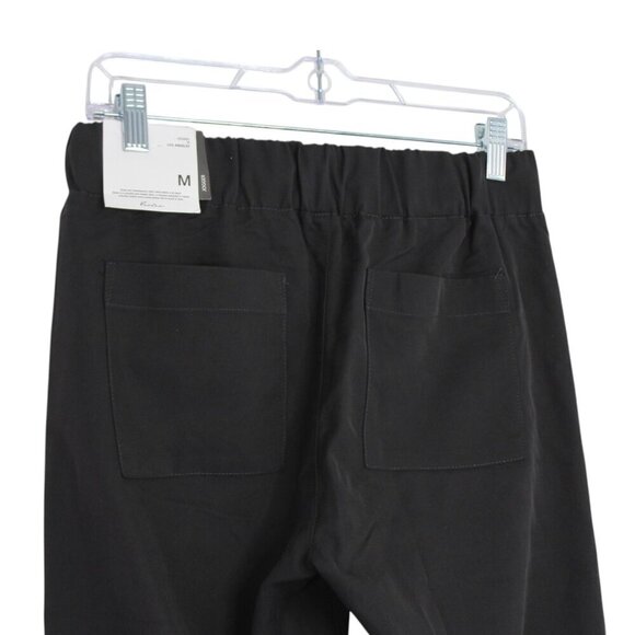 KanCan Women's Black Charcoal Drawstring Straight Leg Track Pants Joggers Size M - Picture 9 of 10